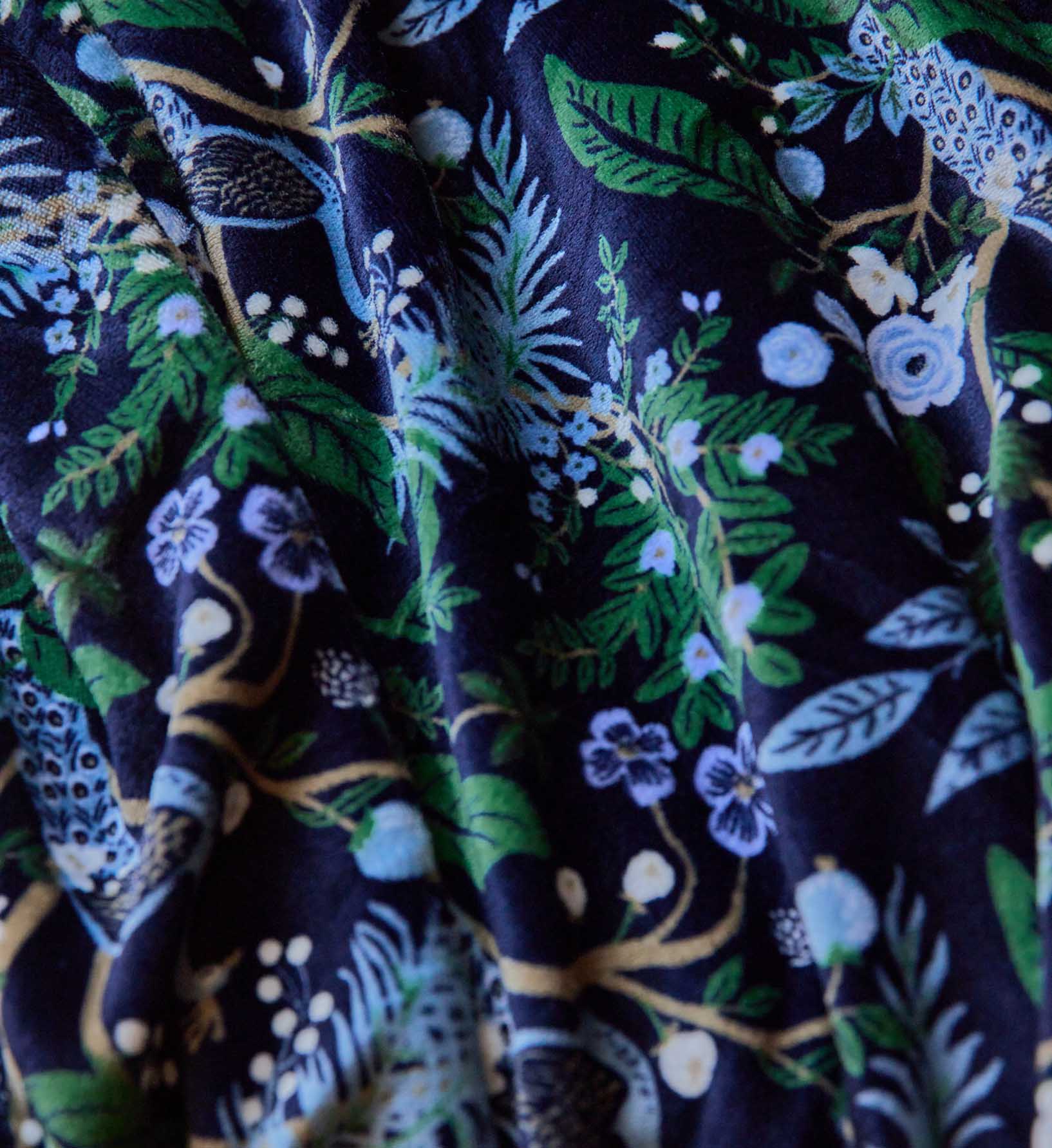 Travel Fleece Blanket - Peacock