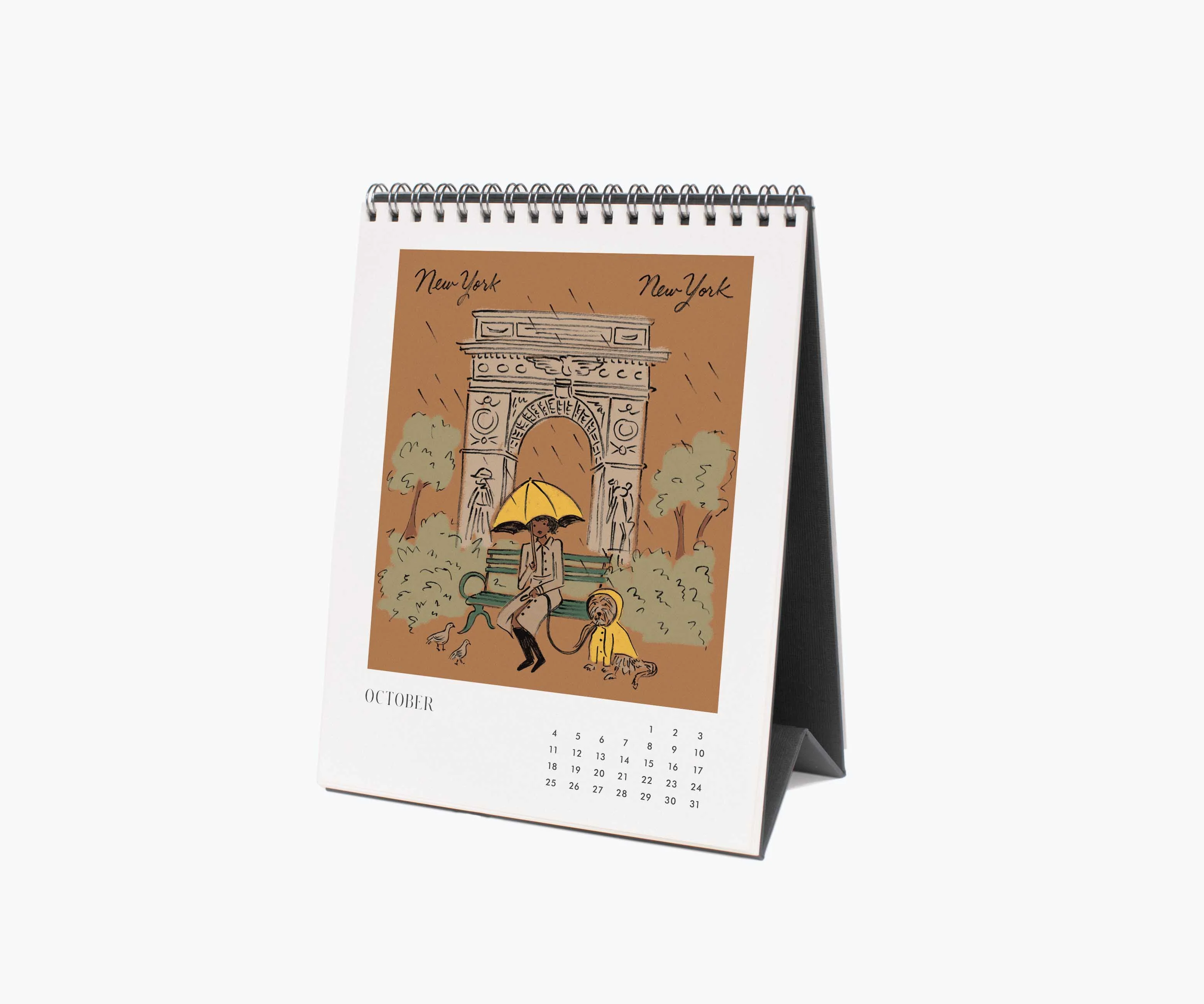 2026 Desk Calendar - Travel Sketchbook