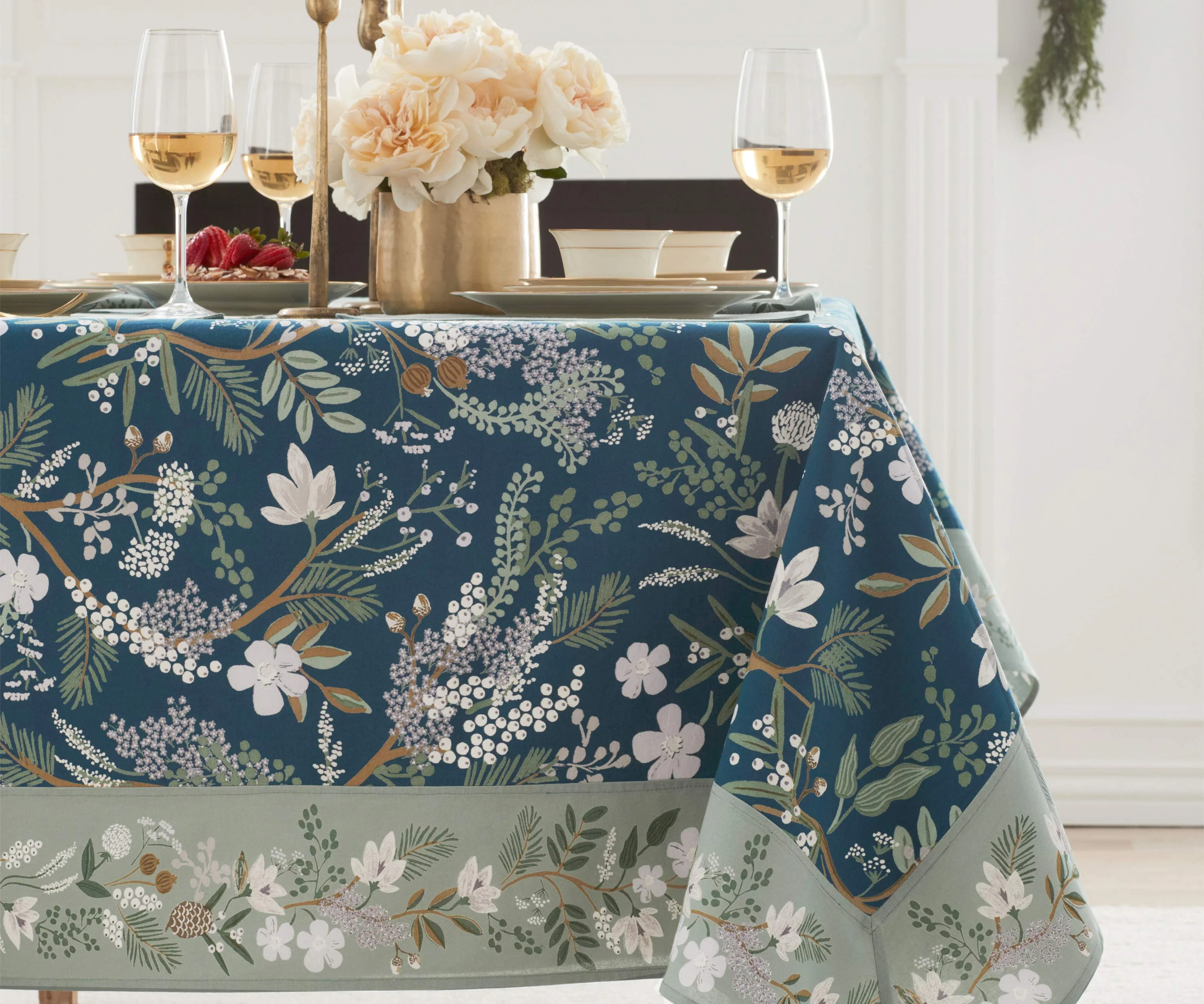 Cotton Tablecloth - Juniper Forest