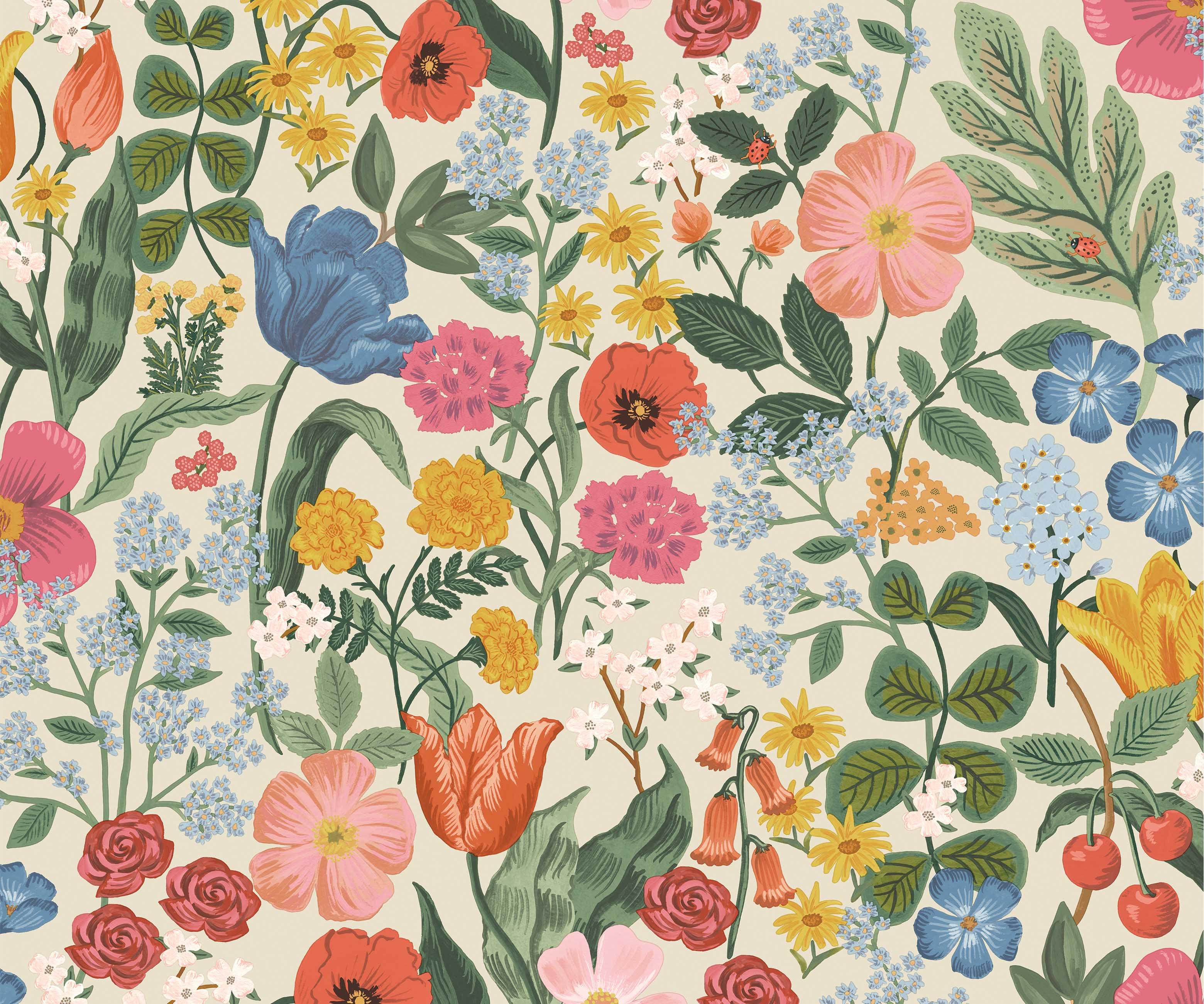 Blossom Wallpaper - Cream