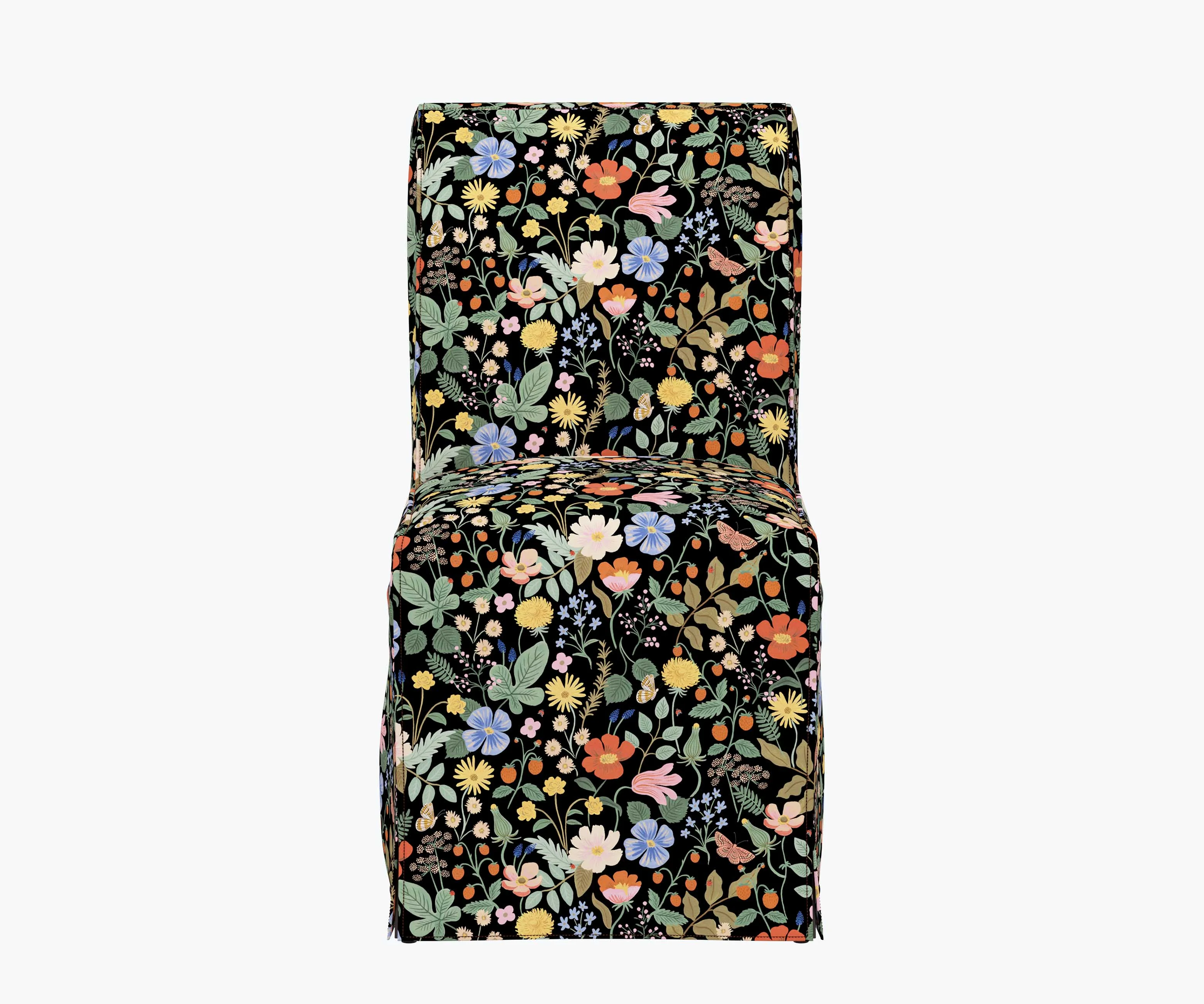 Frances Slipcover Dining Chair - Strawberry Fields