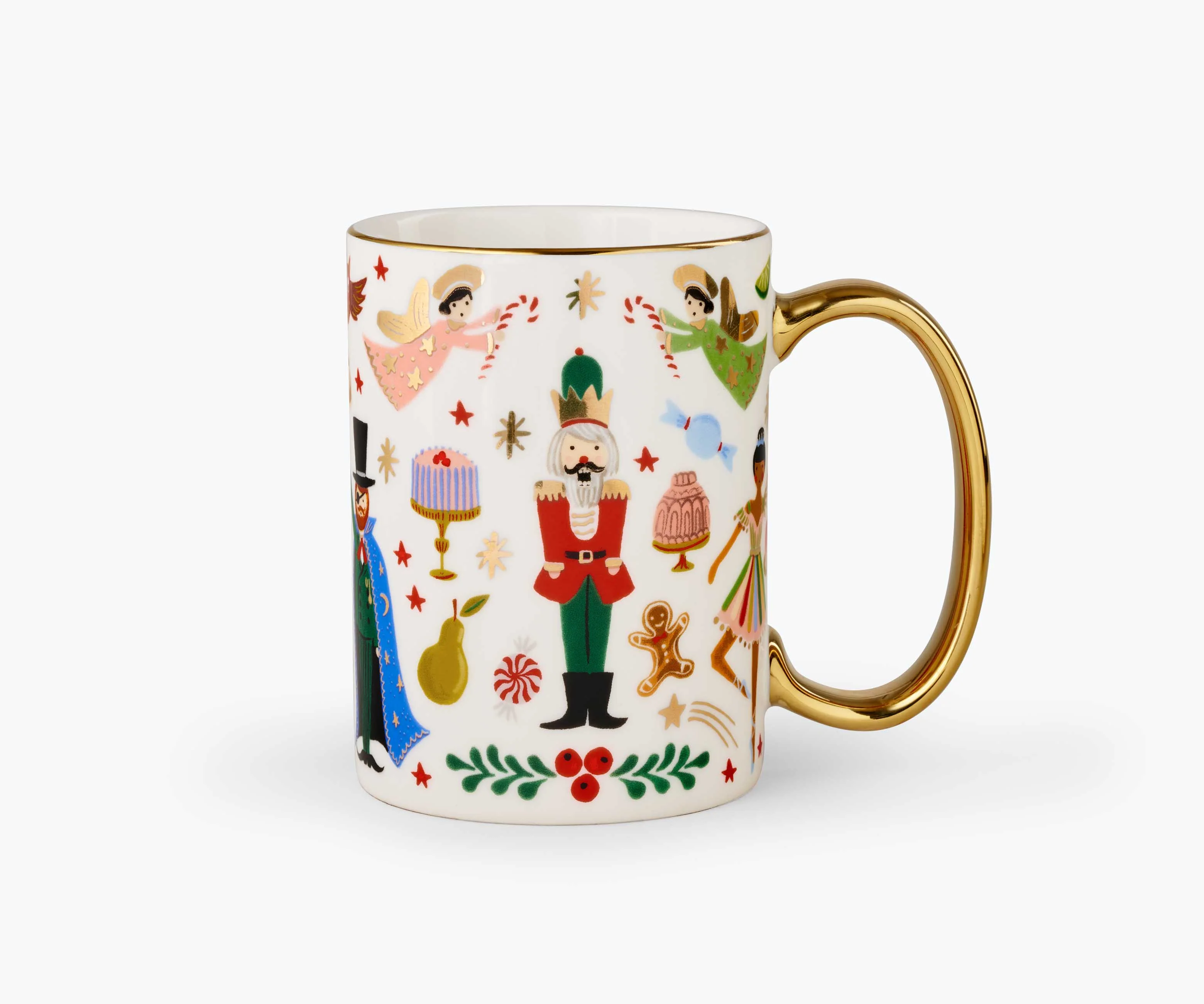 Holiday Porcelain Mug - Nutcracker
