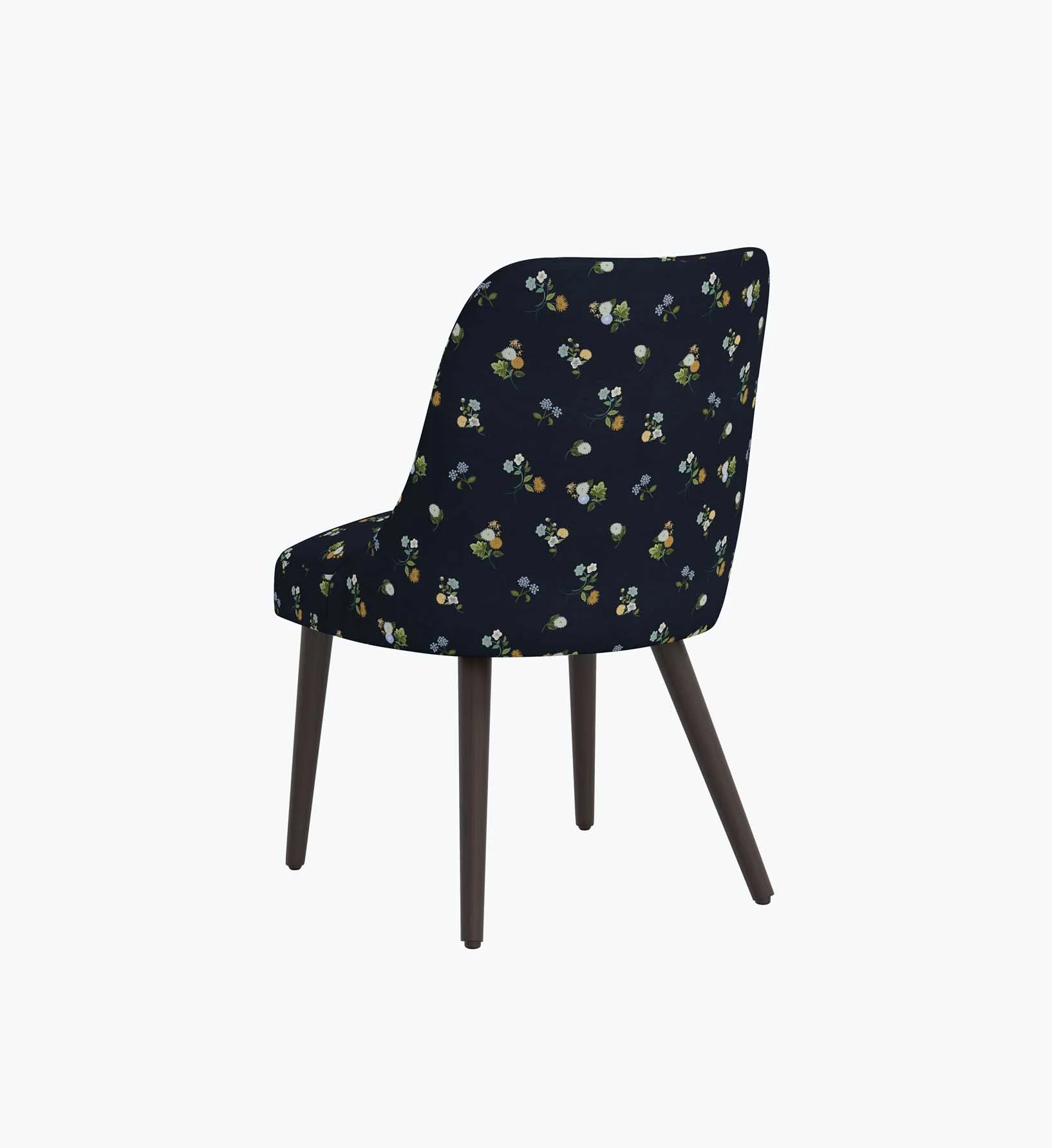 Clare Dining Chair - Ditsy Dahlia Navy