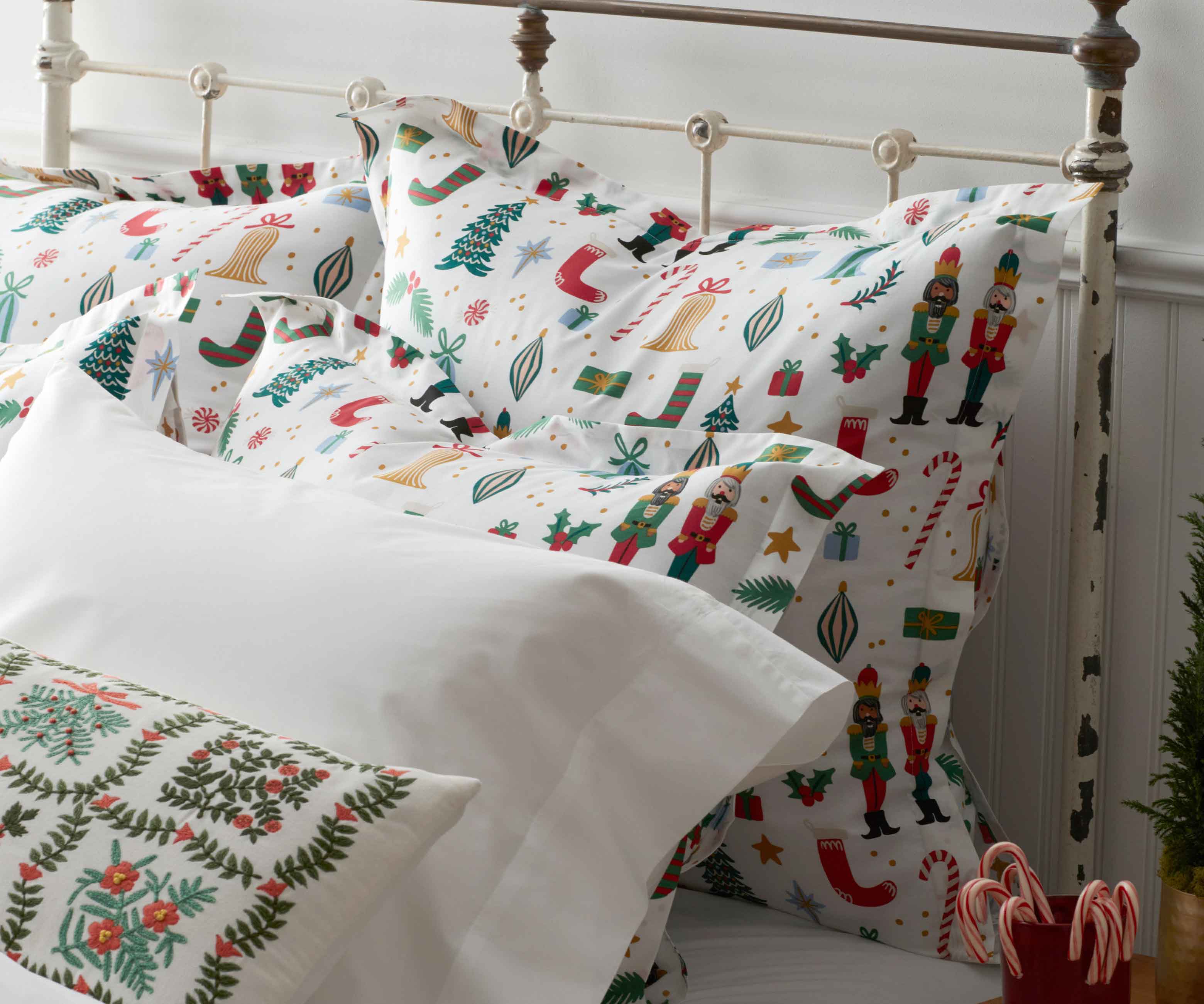Percale Sham - Nutcracker