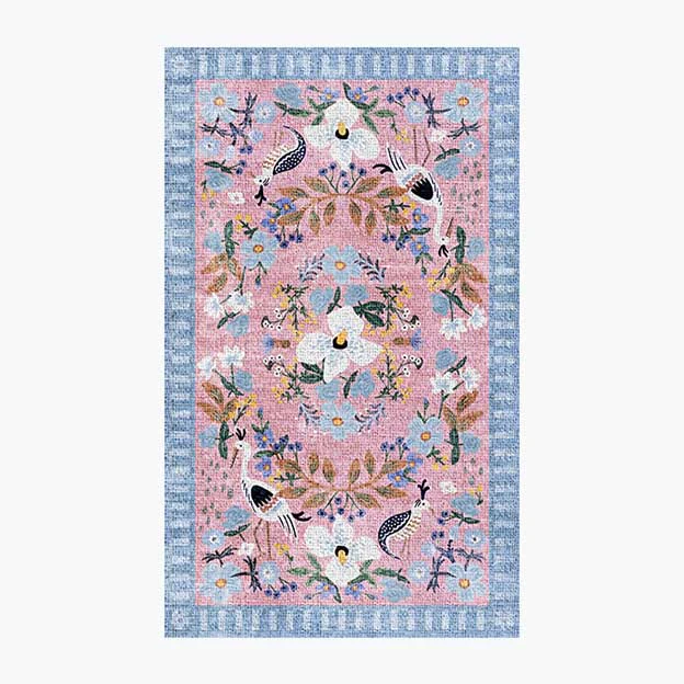 Palais Luxembourg Printed Rug - Rose