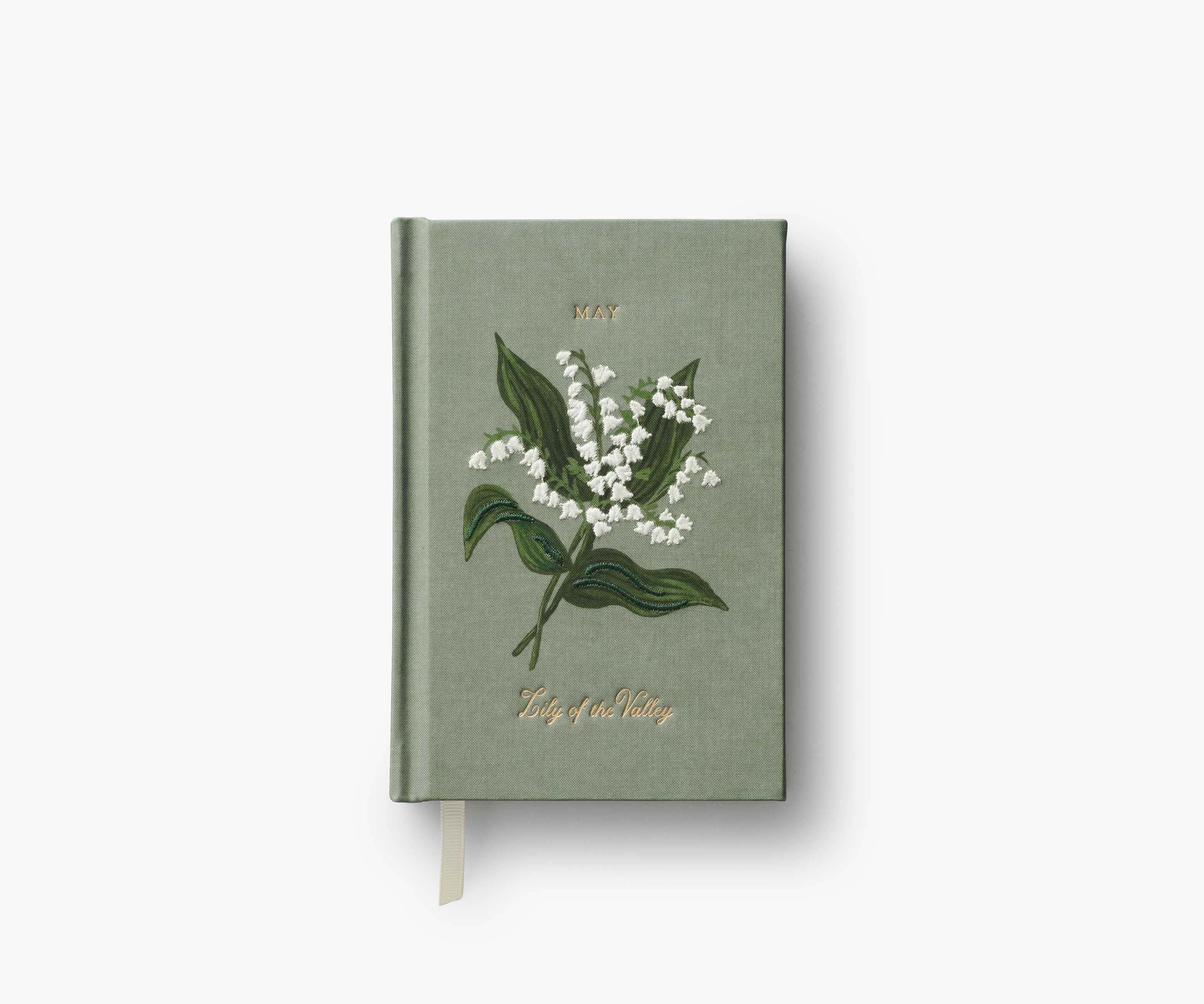 Birth Month Mini Embroidered Journal - May