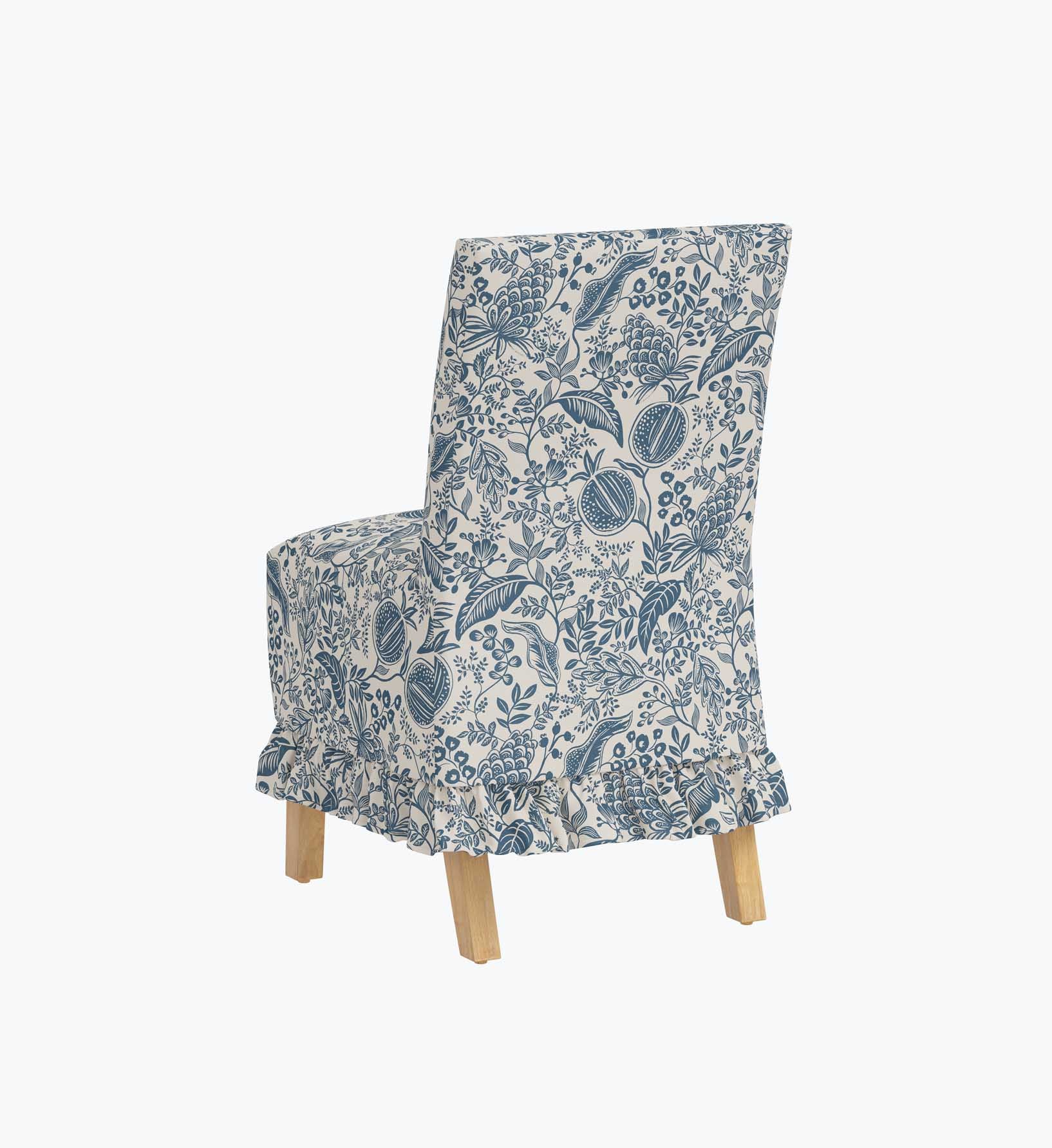Louise Slipcover Dining Chair - Pomegranate