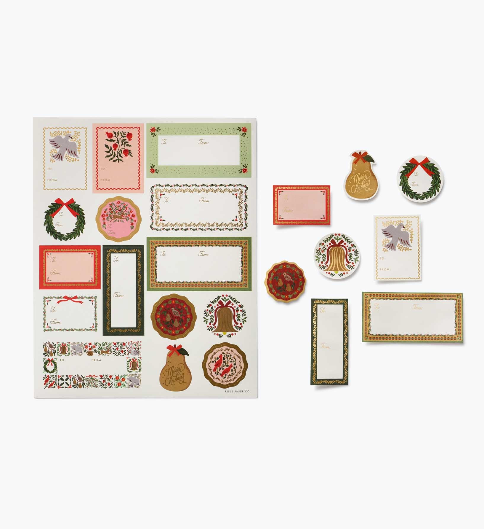 Holiday Gift Stickers - Christmastide