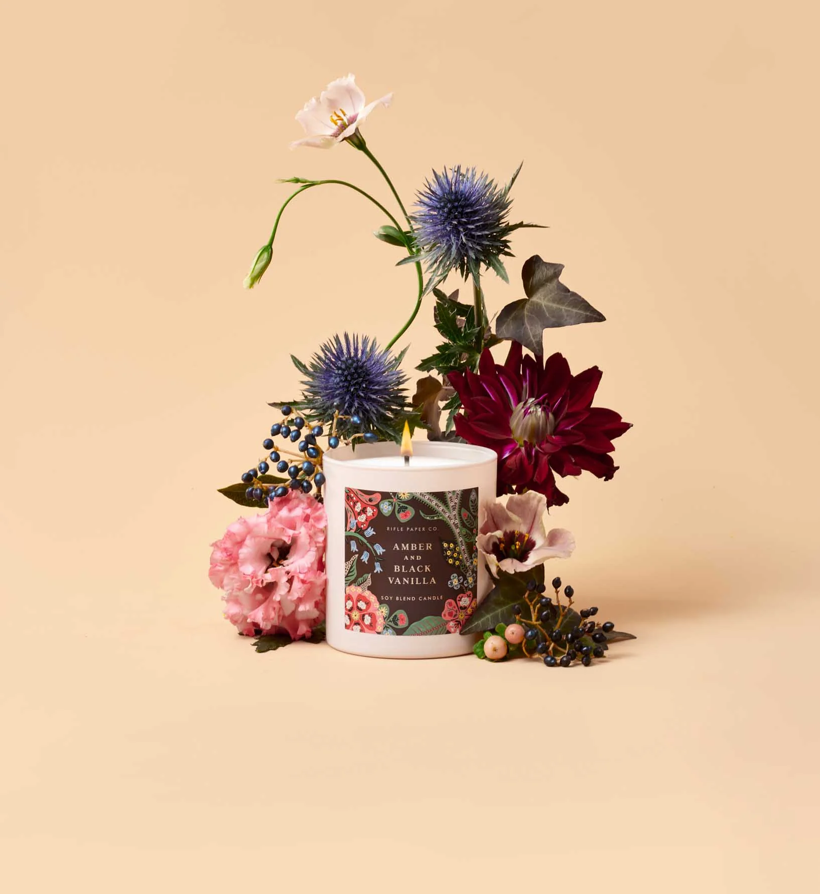 9.5 oz Candle - Amber and Black Vanilla