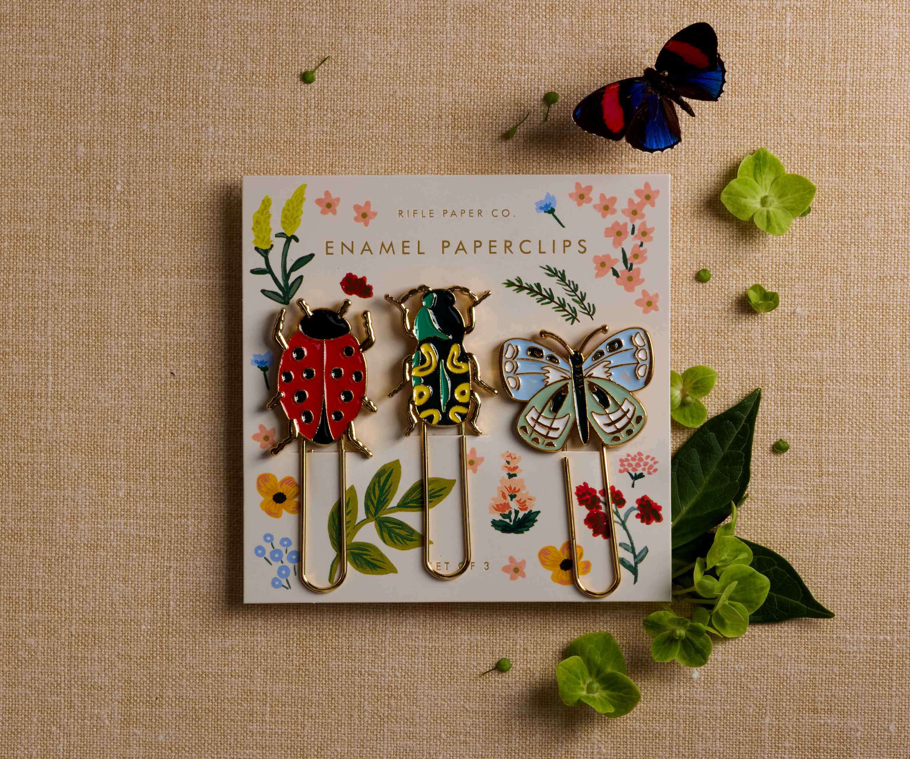 Enamel Paper Clip Set - Curio