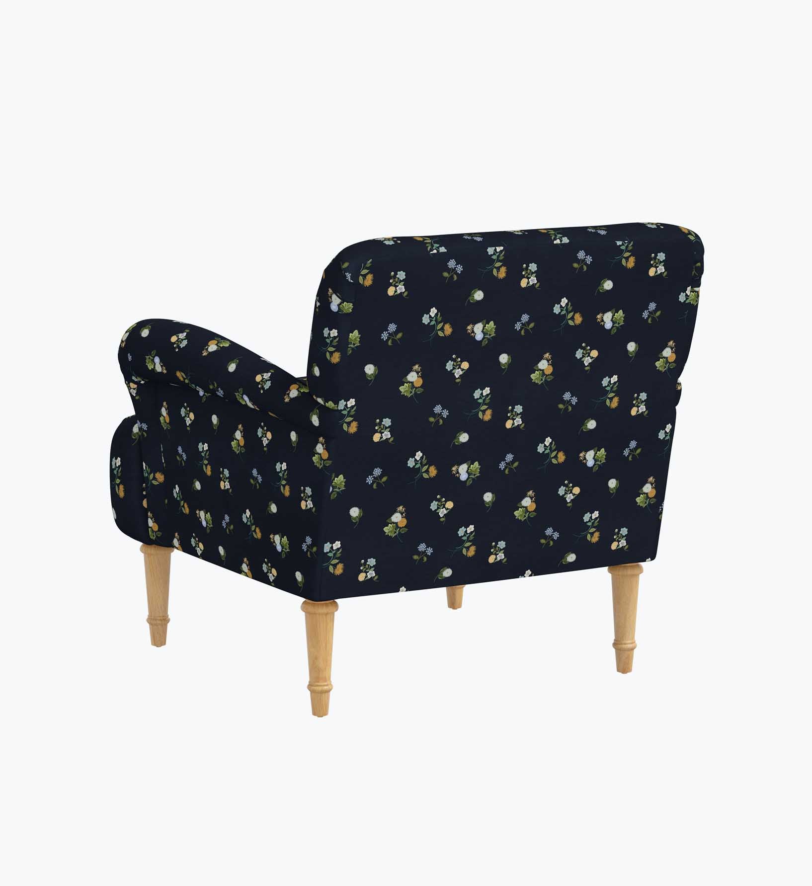 Bristol Armchair - Ditsy Dahlia Navy