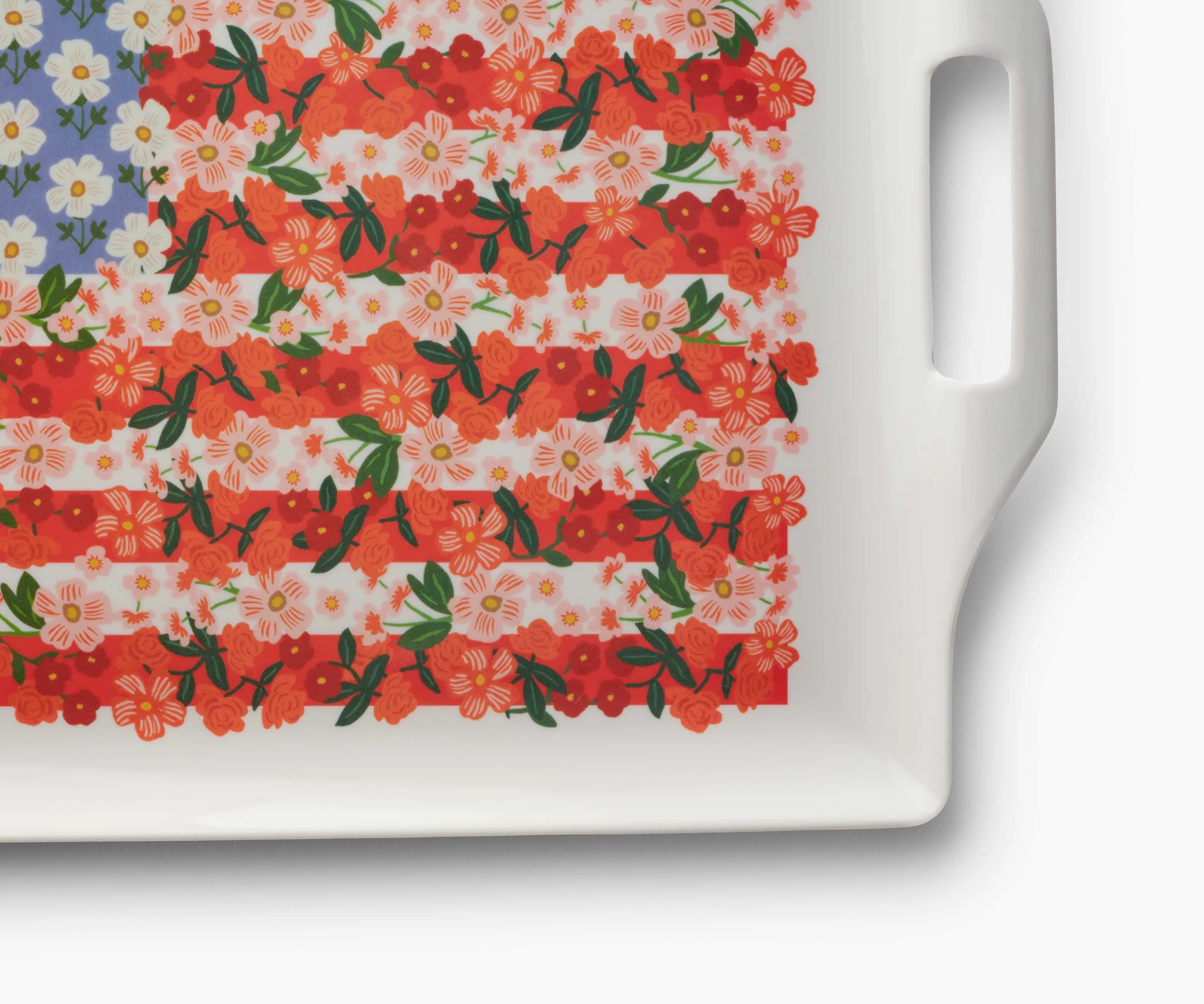 Melamine Serving Platter with Handles - Americana