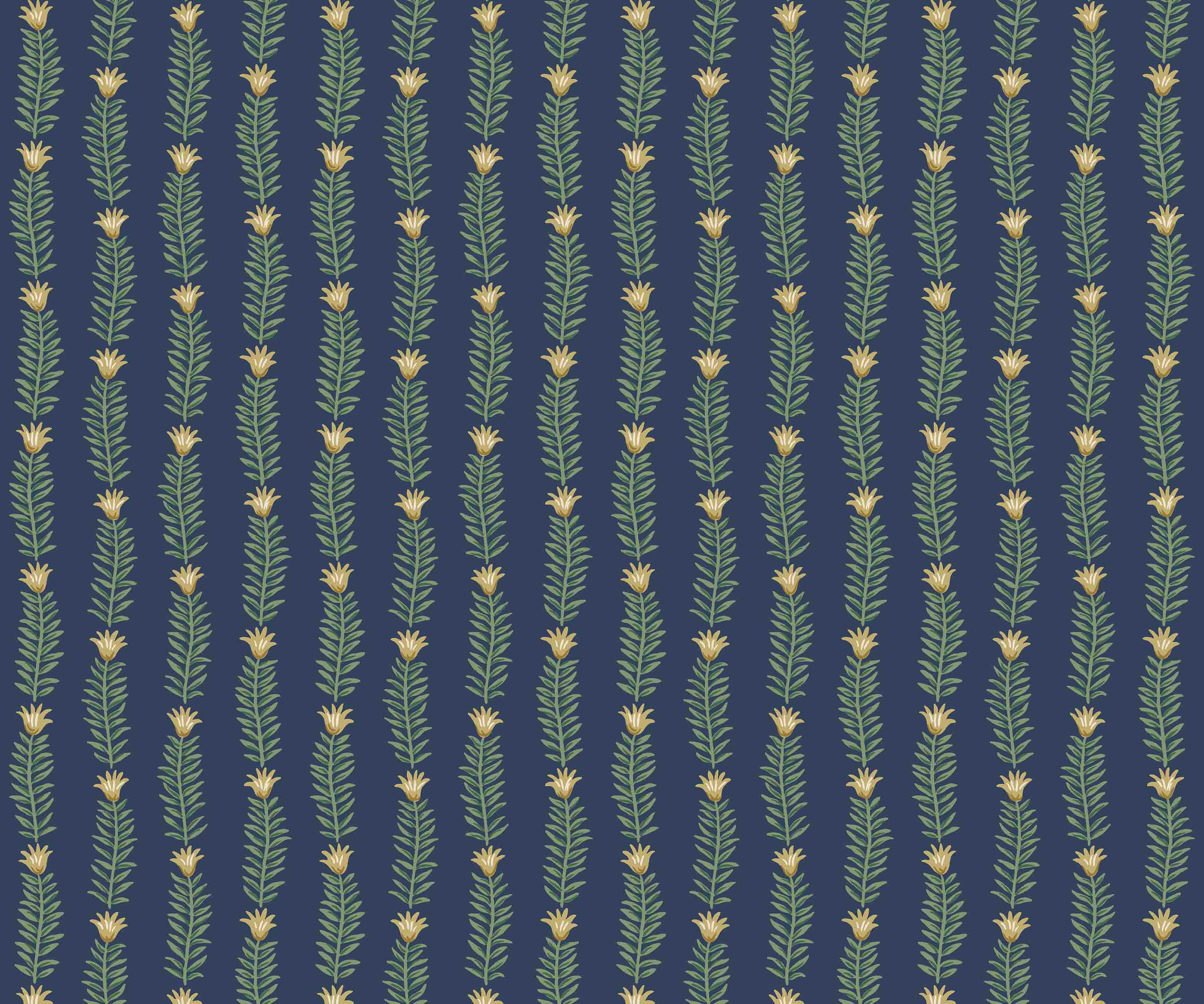 Eden Wallpaper - Navy