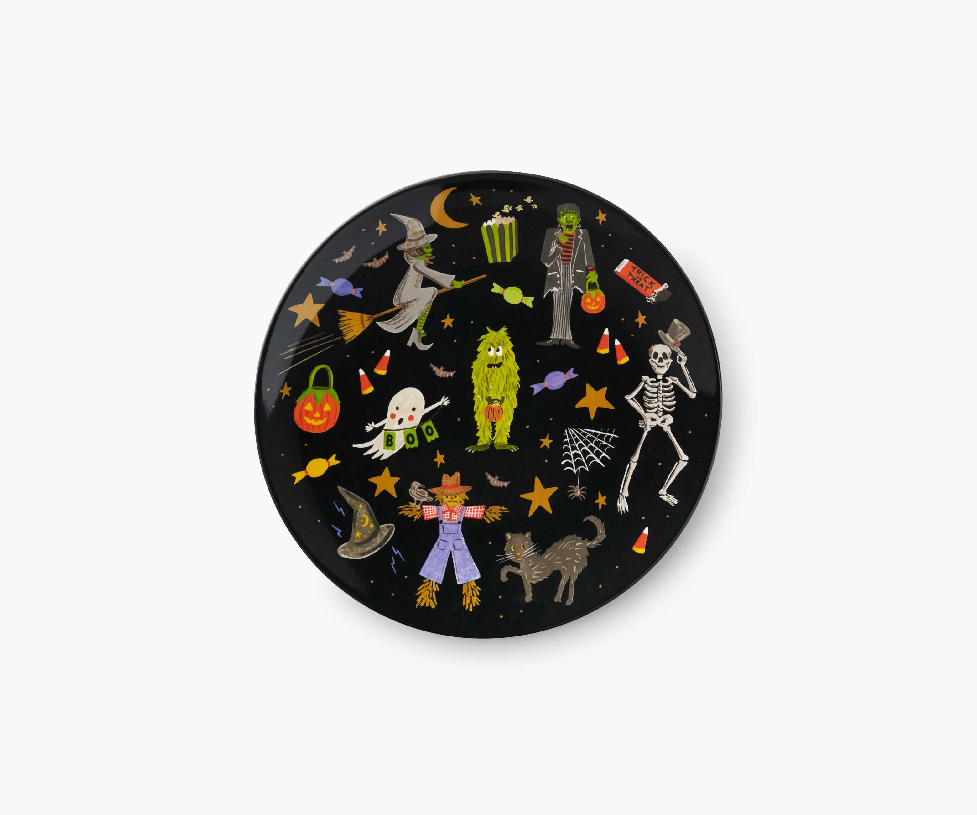 Melamine Assorted Dessert Plates - Halloween Parade
