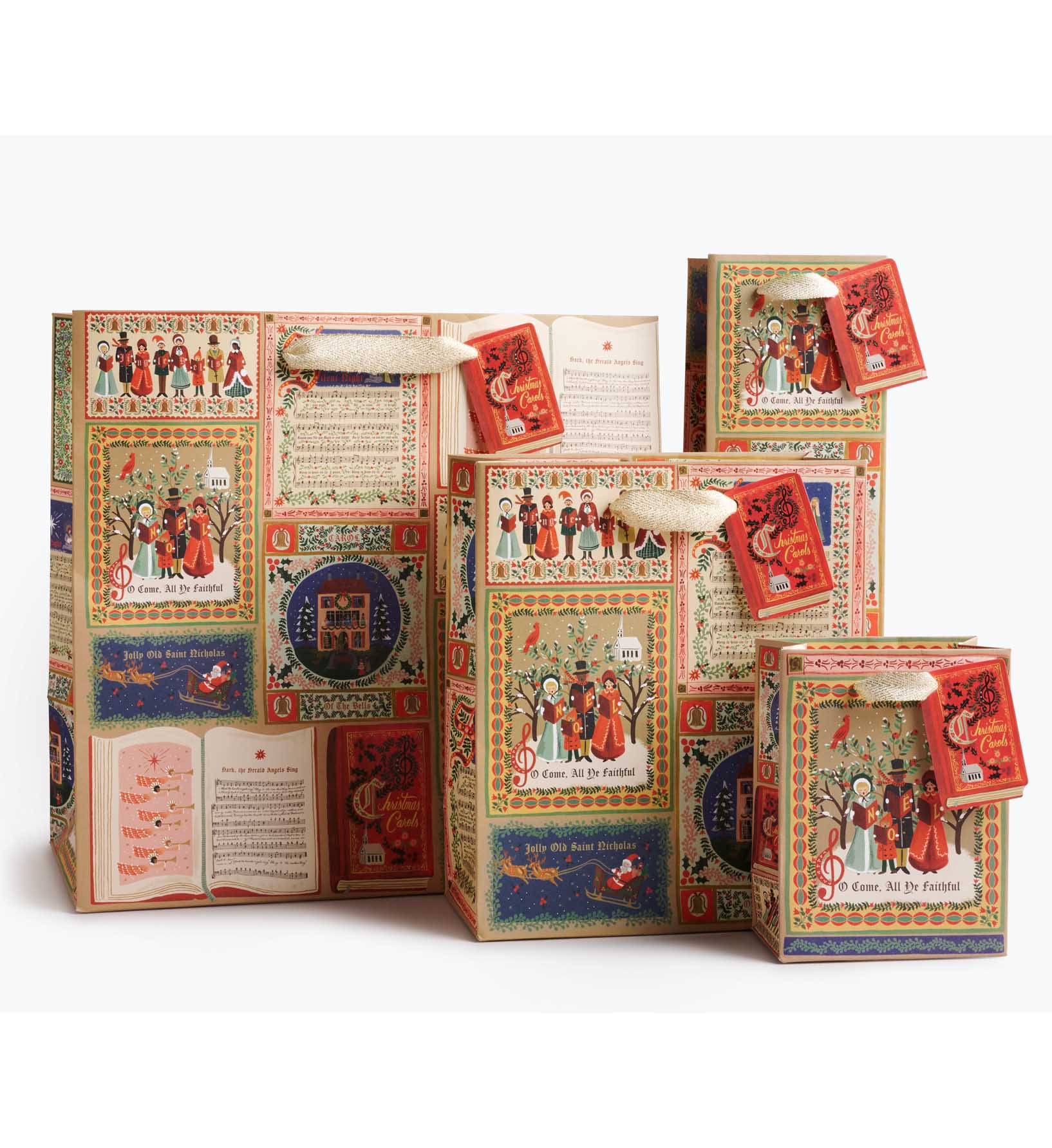 Christmas Carols Medium Gift Bag
