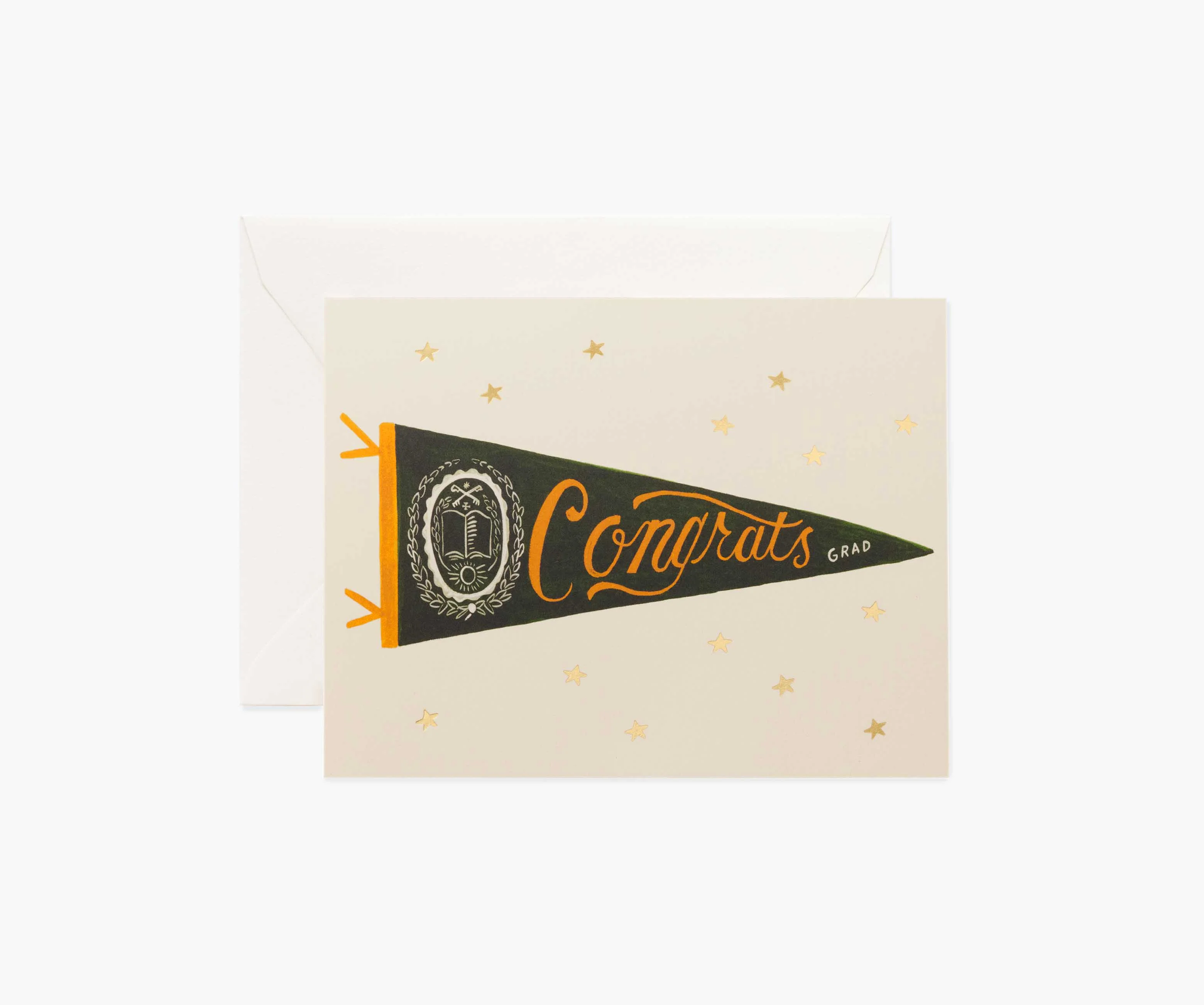 Congrats Pennant Greeting Card
