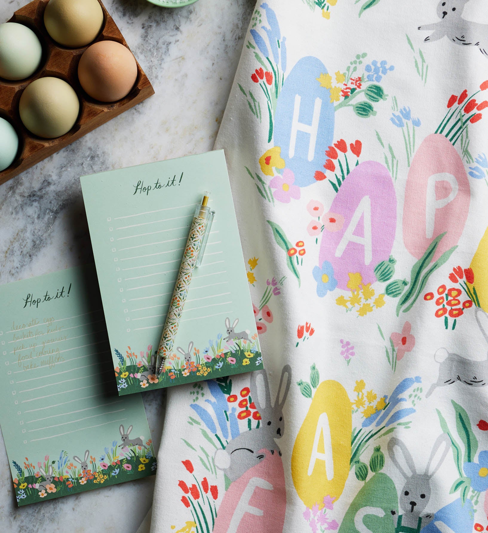 Tea Towel - Happy Easter