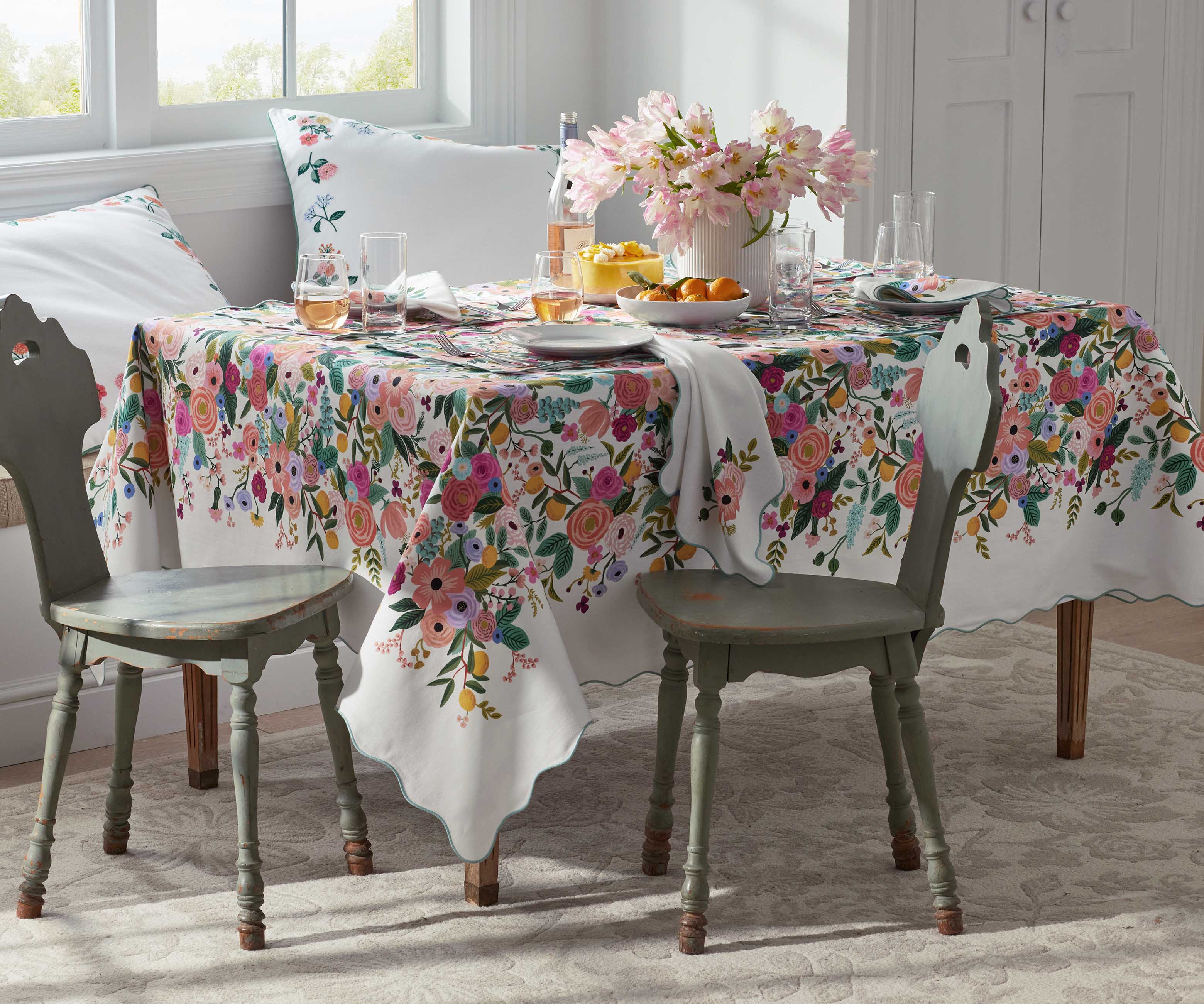 Cotton Tablecloth - Garden Party