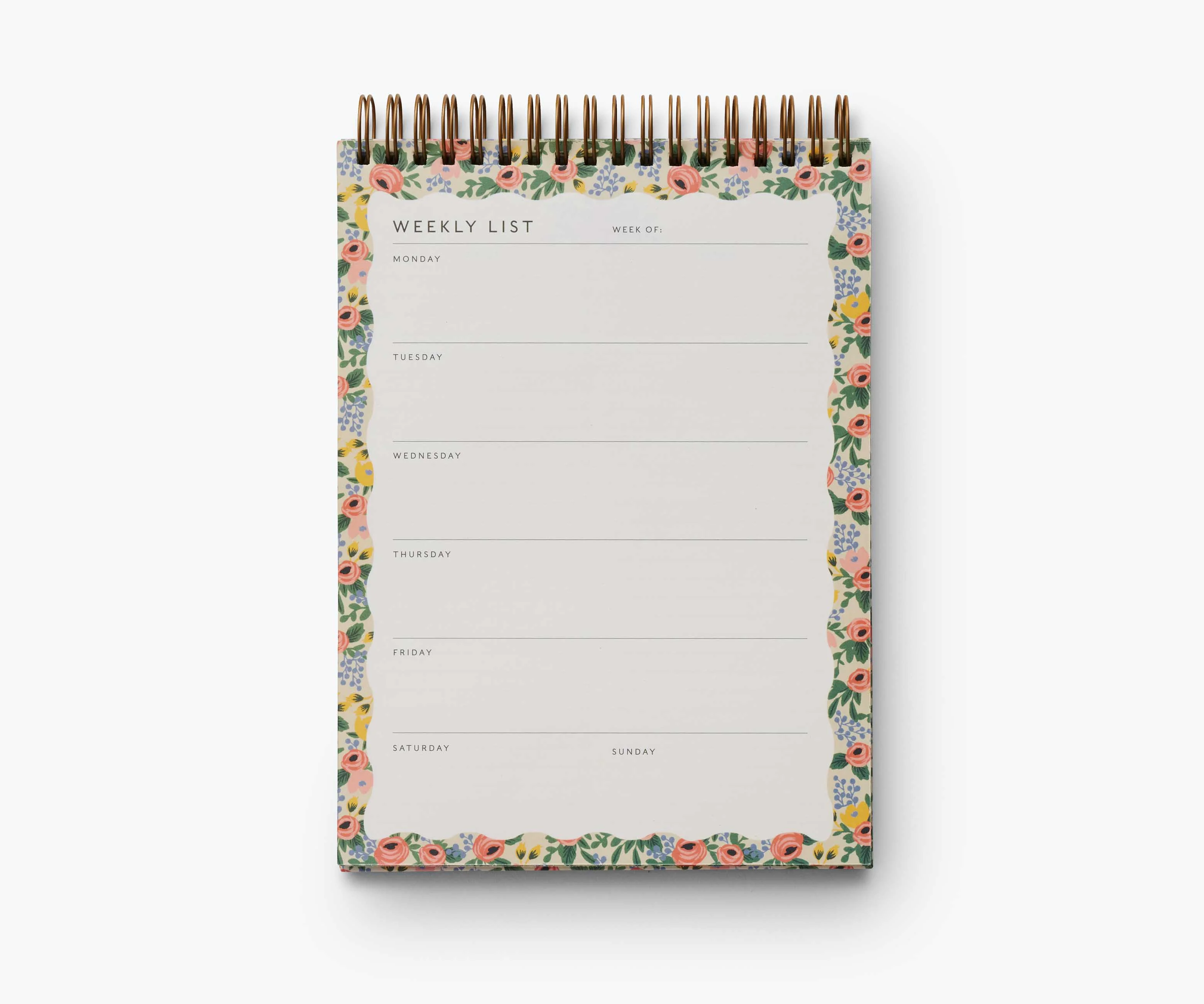 Desktop Weekly Planner - Rosa