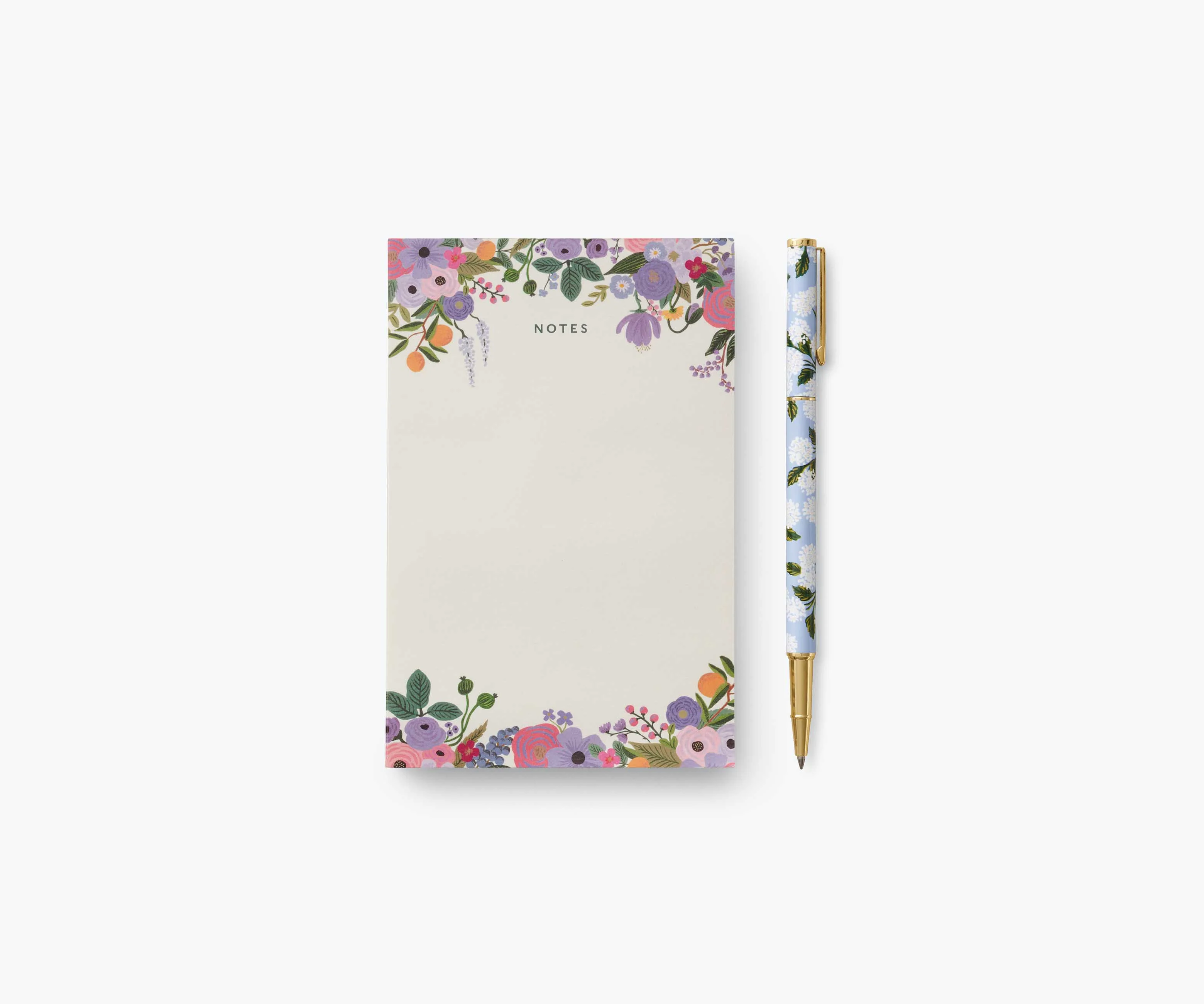 Blank Notepad - Violet Garden Party