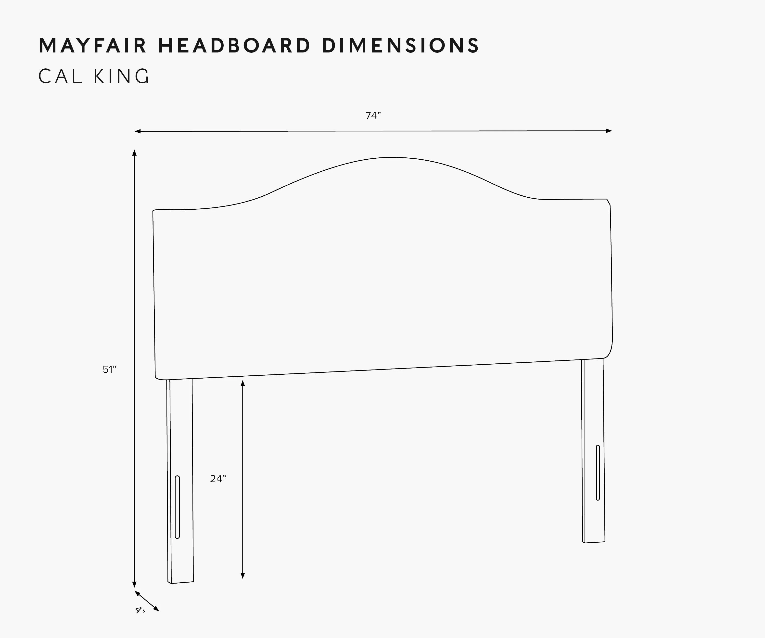 Mayfair Headboard - Strawberry Fields