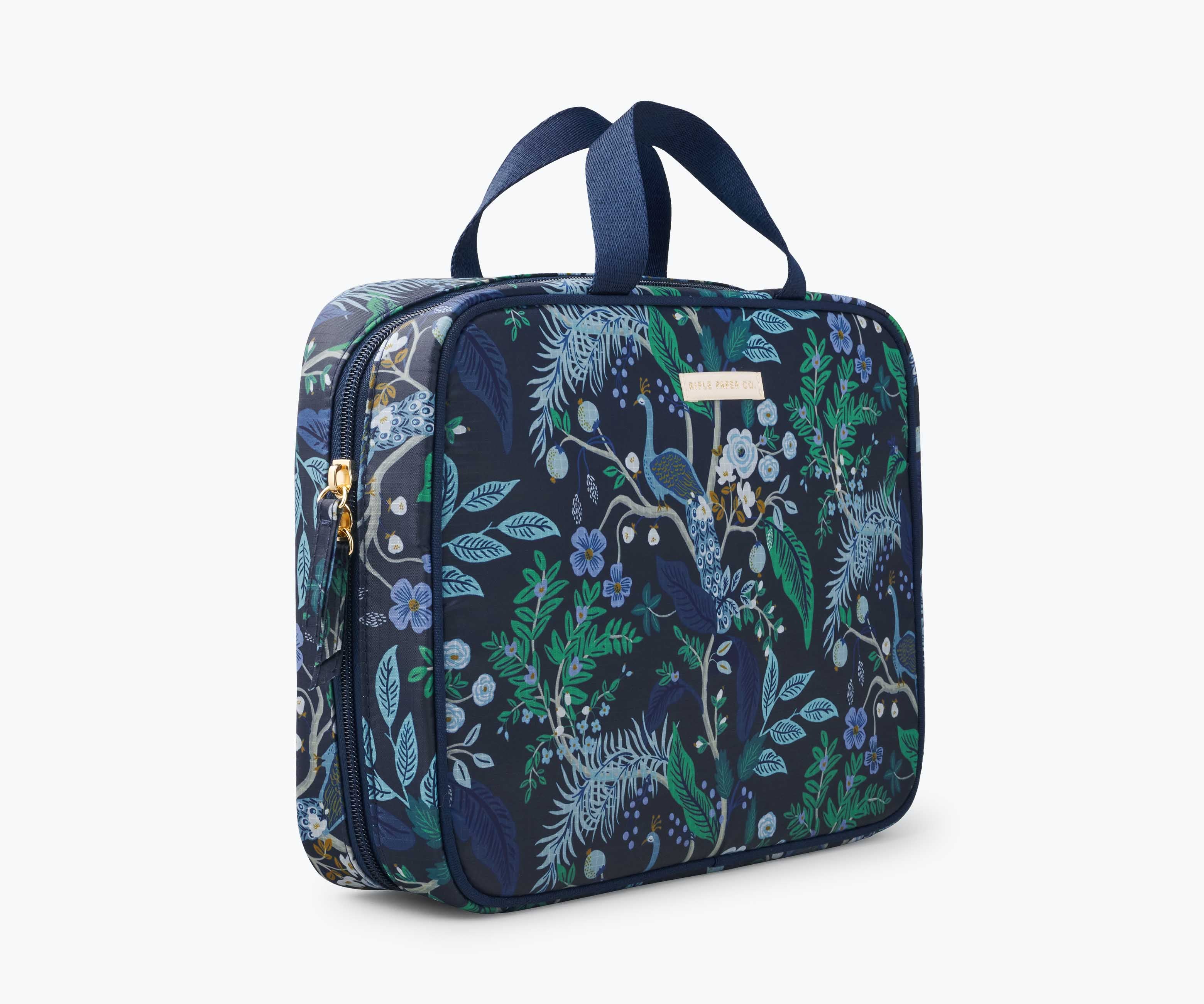 Travel Cosmetic Case - Peacock